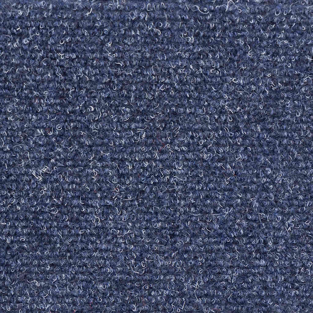 Stair Mats Self-adhesive 30 pcs 76x20 cm Grey Blue Rectangular
