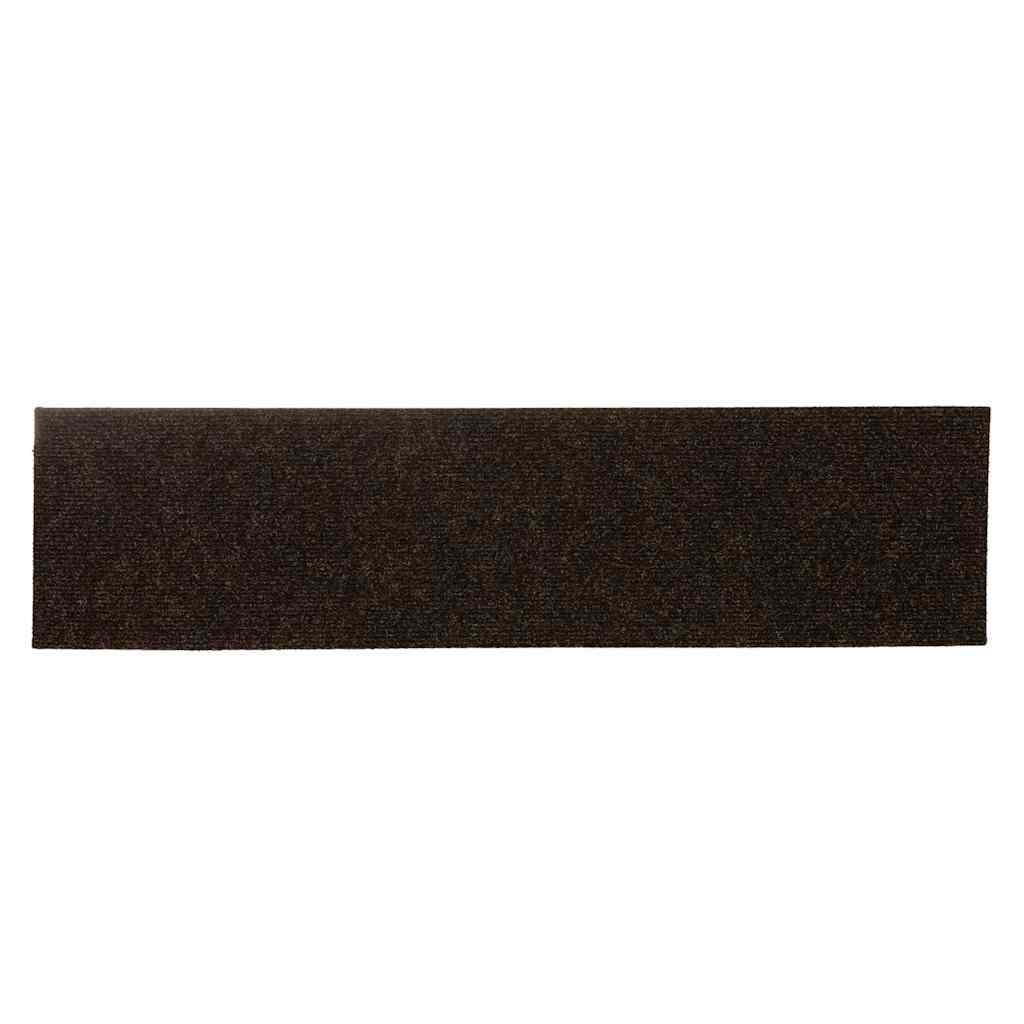 Stair Mats Self-adhesive 30 pcs 76x20 cm Brown Rectangular
