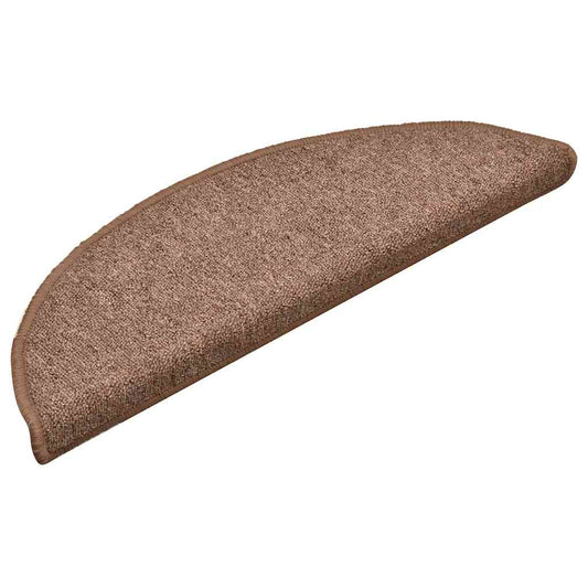 Self-adhesive Stair Mats 30 pcs 56 x 17 x 3 cm Brown