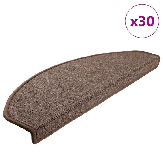 Self-adhesive Stair Mats 30 pcs 65 x 24 x 4 cm Non-Slip