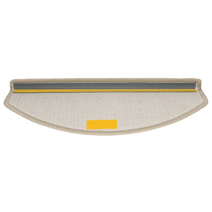 Stair Mats 30 pcs 65x24x4 cm Taupe Half Round Large
