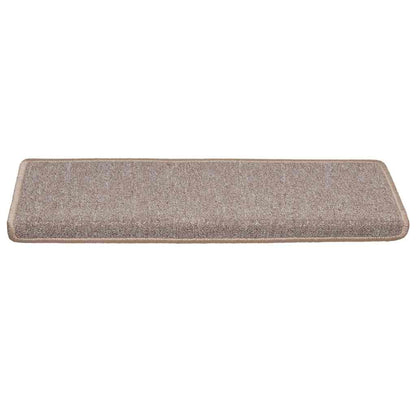Stair Mats 30 pcs 65x21x4 cm Light Brown Rectangular Edge
