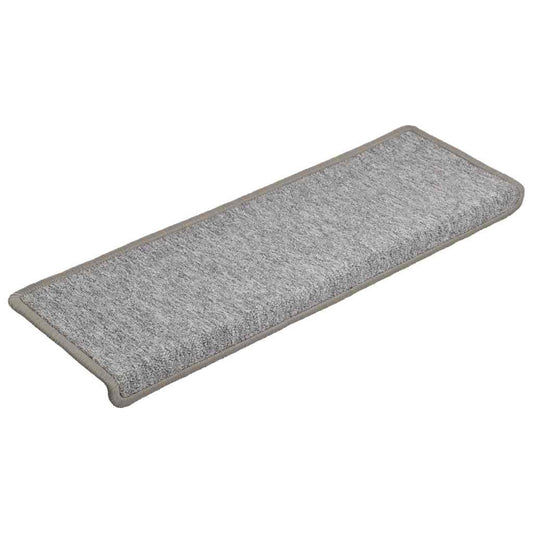 Stair Mats 30 pcs 65x21x4 cm Light Grey Rectangular Edge