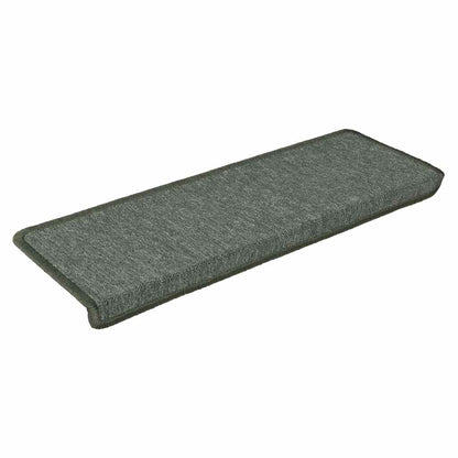 Stair Mats 30 pcs 65x21x4 cm Dark Green Rectangular Edge