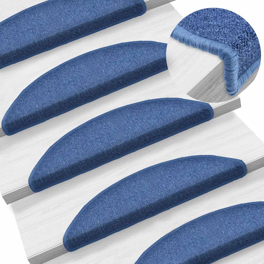 Self-adhesive Stair Mats 20 pcs 56 x 17 x 3 cm Blue