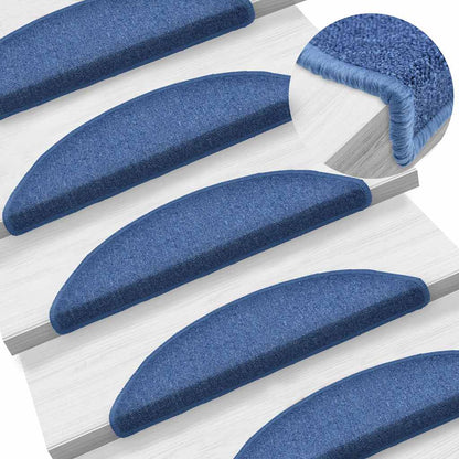 Self-adhesive Stair Mats 20 pcs 56 x 17 x 3 cm Blue