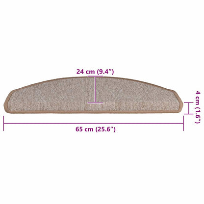 Self-adhesive Stair Mats 20 pcs 65 x 24 x 4 cm Non-Slip