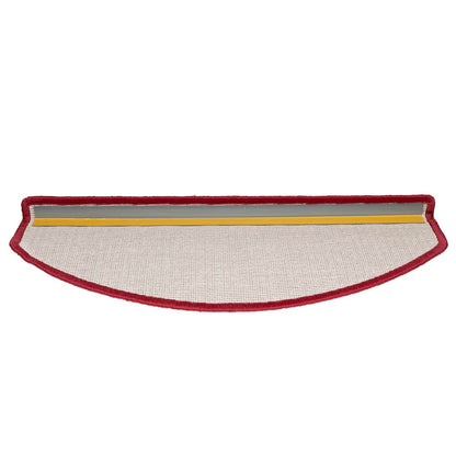 Stair Mats 20 pcs 65x24x4 cm Red Half Round Large