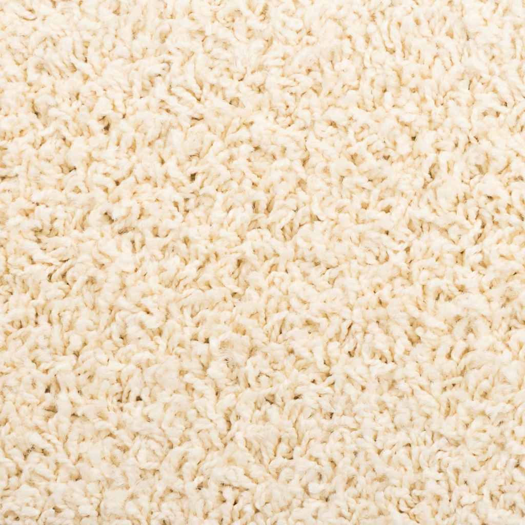 Stair Mats 30 pcs 65x21x4 cm Cream Half Round Large