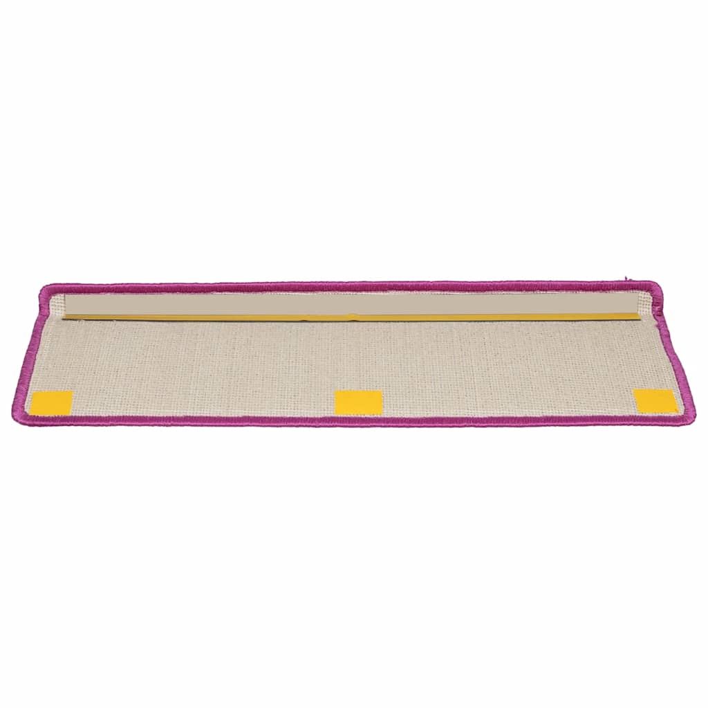 Stair Mats 30 pcs 65x21x4 cm Violet Rectangular Edge