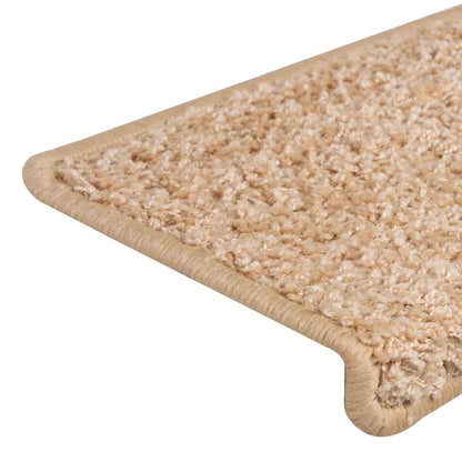 Stair Mats 30 pcs 65x21x4 cm Gold Rectangular Edge
