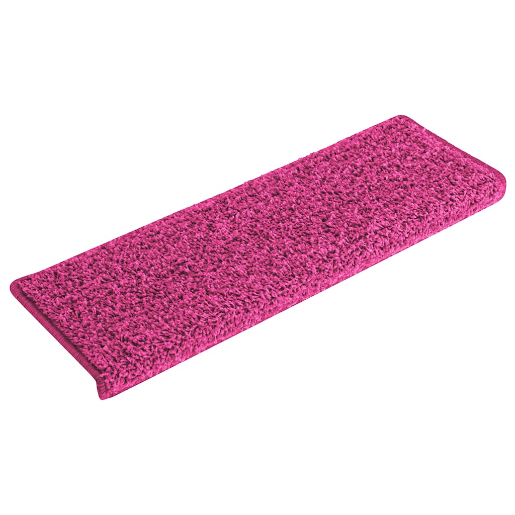 Stair Mats 30 pcs 65x21x4 cm Pink Rectangular Edge