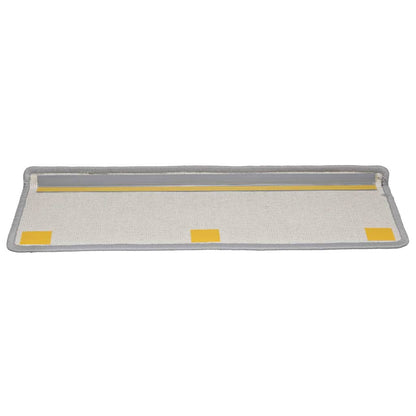 Stair Mats 20 pcs 65x21x4 cm Grey Rectangular Edge