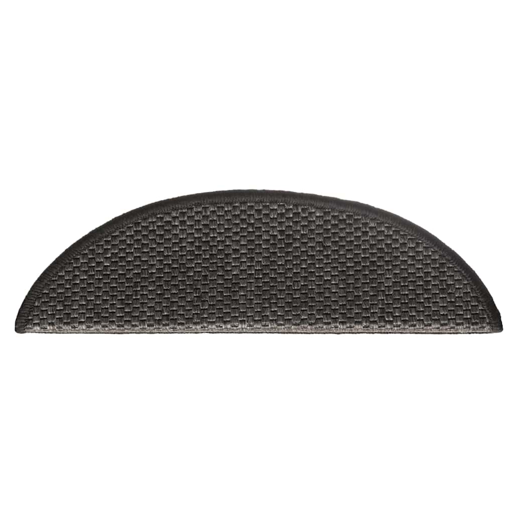 Stair Mats Self-adhesive Sisal-Look 30 pcs 56x17x3 cm Anthracite