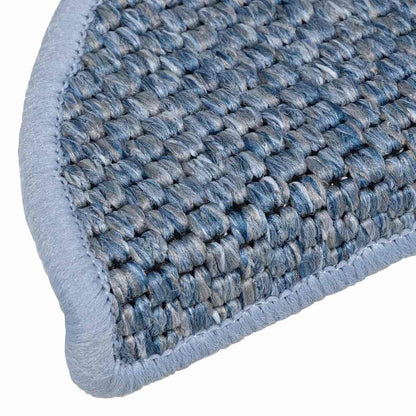 Stair Mats Self-adhesive Sisal-Look 30 pcs 56x17x3 cm Blue