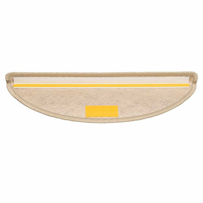 Stair Mats Self-adhesive Sisal-Look 30 pcs 56x17x3 cm Sand