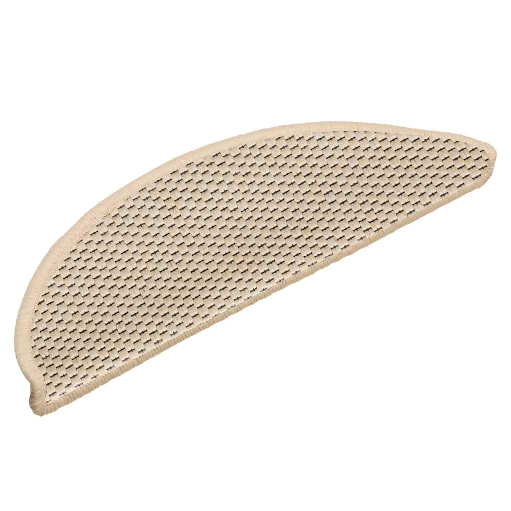 Stair Mats Self-adhesive Sisal-Look 30 pcs 56x17x3 cm Berber
