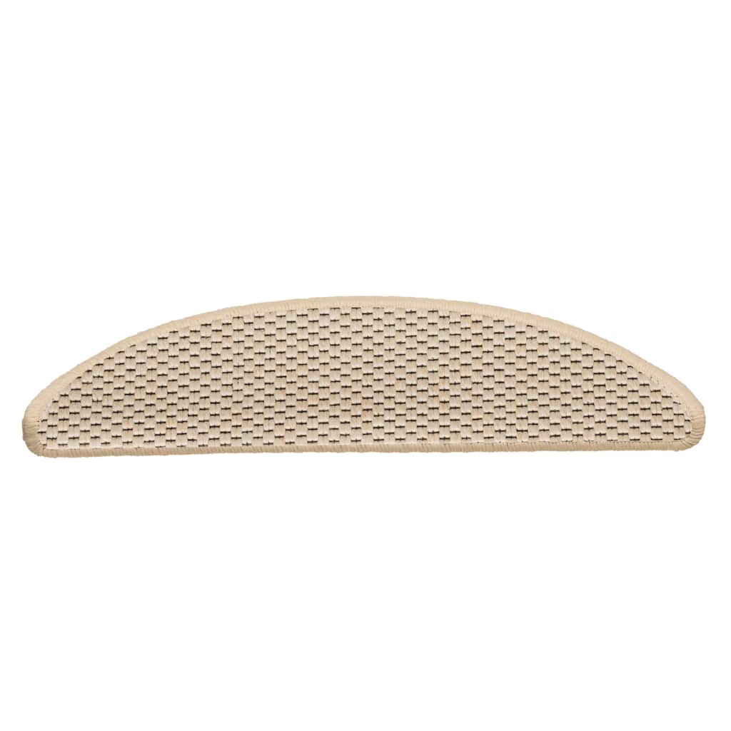 Stair Mats Self-adhesive Sisal-Look 30 pcs 56x17x3 cm Berber