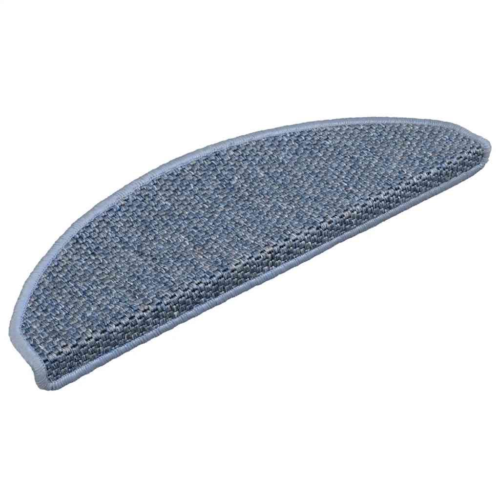 Stair Mats Self-adhesive Sisal-Look 30 pcs 65x21x4 cm Blue