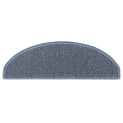 Stair Mats Self-adhesive Sisal-Look 30 pcs 65x21x4 cm Blue