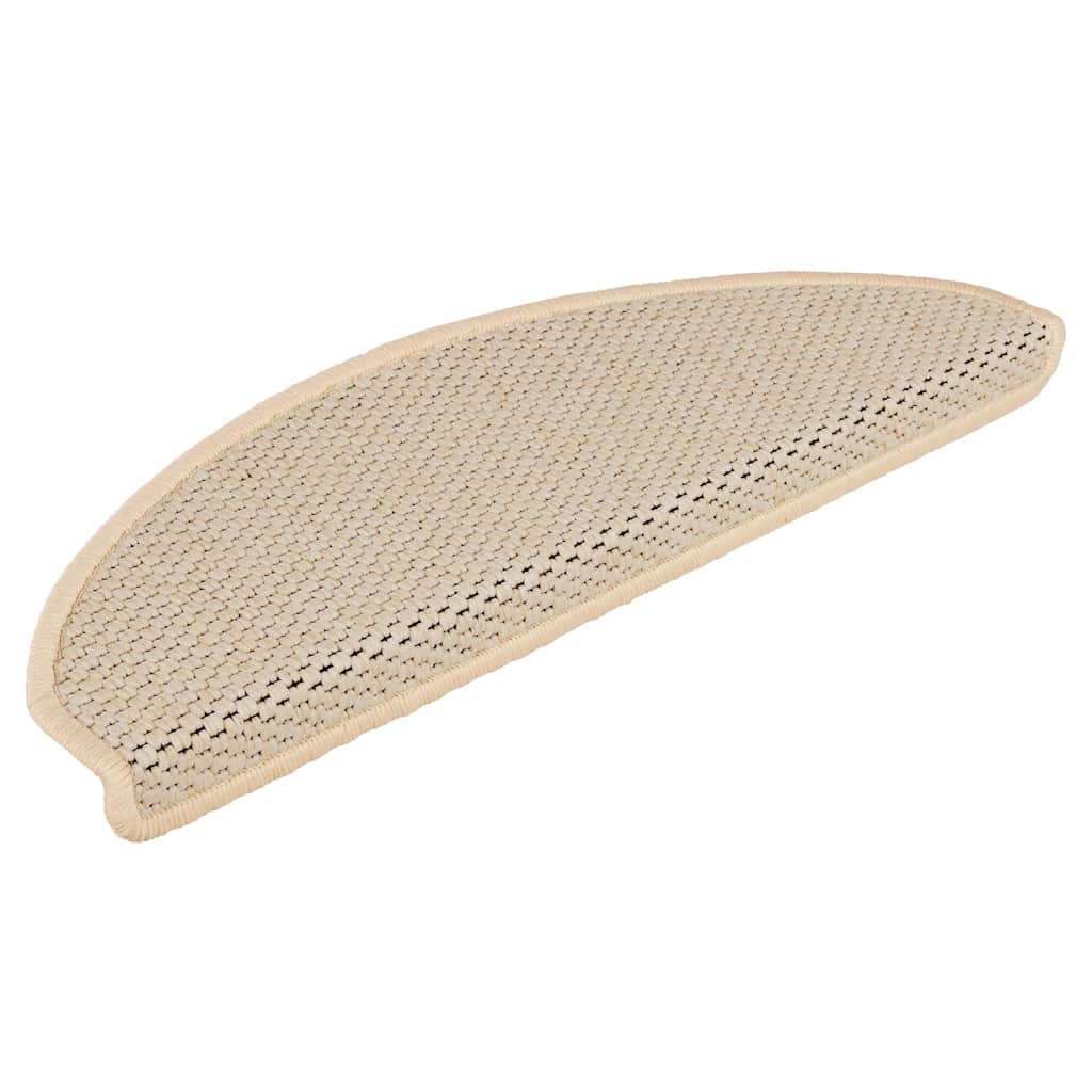 Stair Mats Self-adhesive Sisal-Look 30 pcs 65x21x4 cm Berber