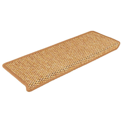 Stair Mats Self-adhesive Sisal-Look 30 pcs 65x21x4 cm Sisal