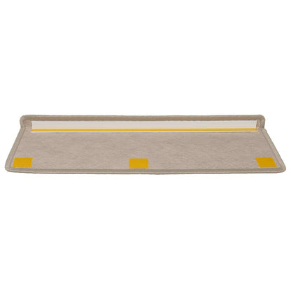 Stair Mats Self-adhesive Sisal-Look 30 pcs 65x21x4 cm Dark Beige