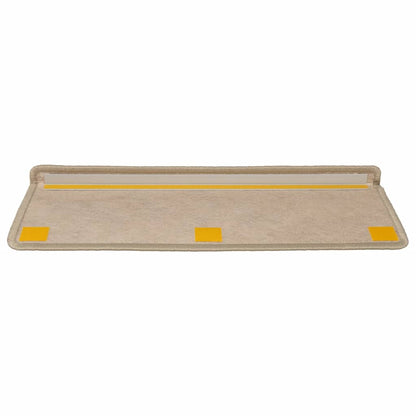 Stair Mats Self-adhesive Sisal-Look 30 pcs 65x21x4 cm Sand
