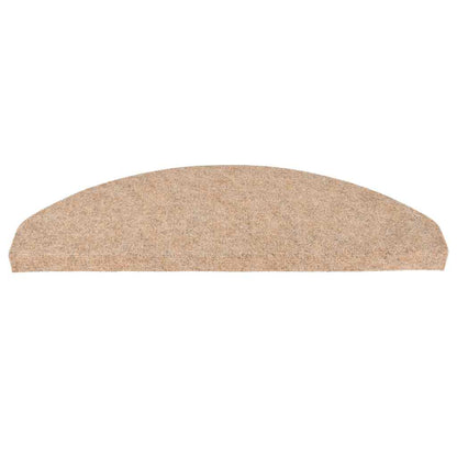 Stair Mats Self-adhesive 30 pcs Beige 65x22,5x3,5 cm
