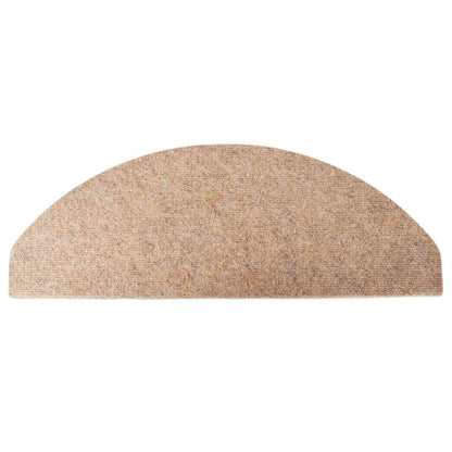 Stair Mats Self-adhesive 30 pcs Beige 65x22,5x3,5 cm
