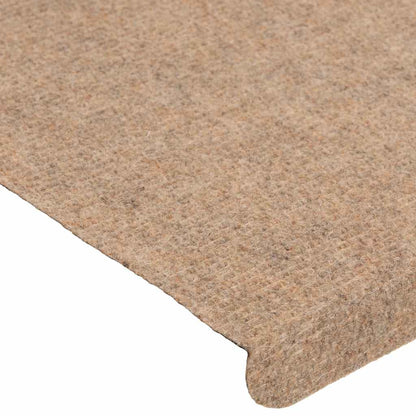 Stair Mats Self-adhesive 30 pcs Beige 65x24,5x3,5 cm