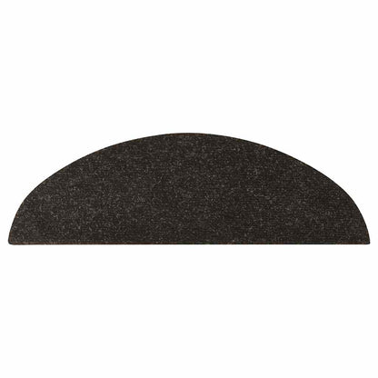 Stair Mats Self-adhesive 30 pcs Anthracite 56x17x3 cm
