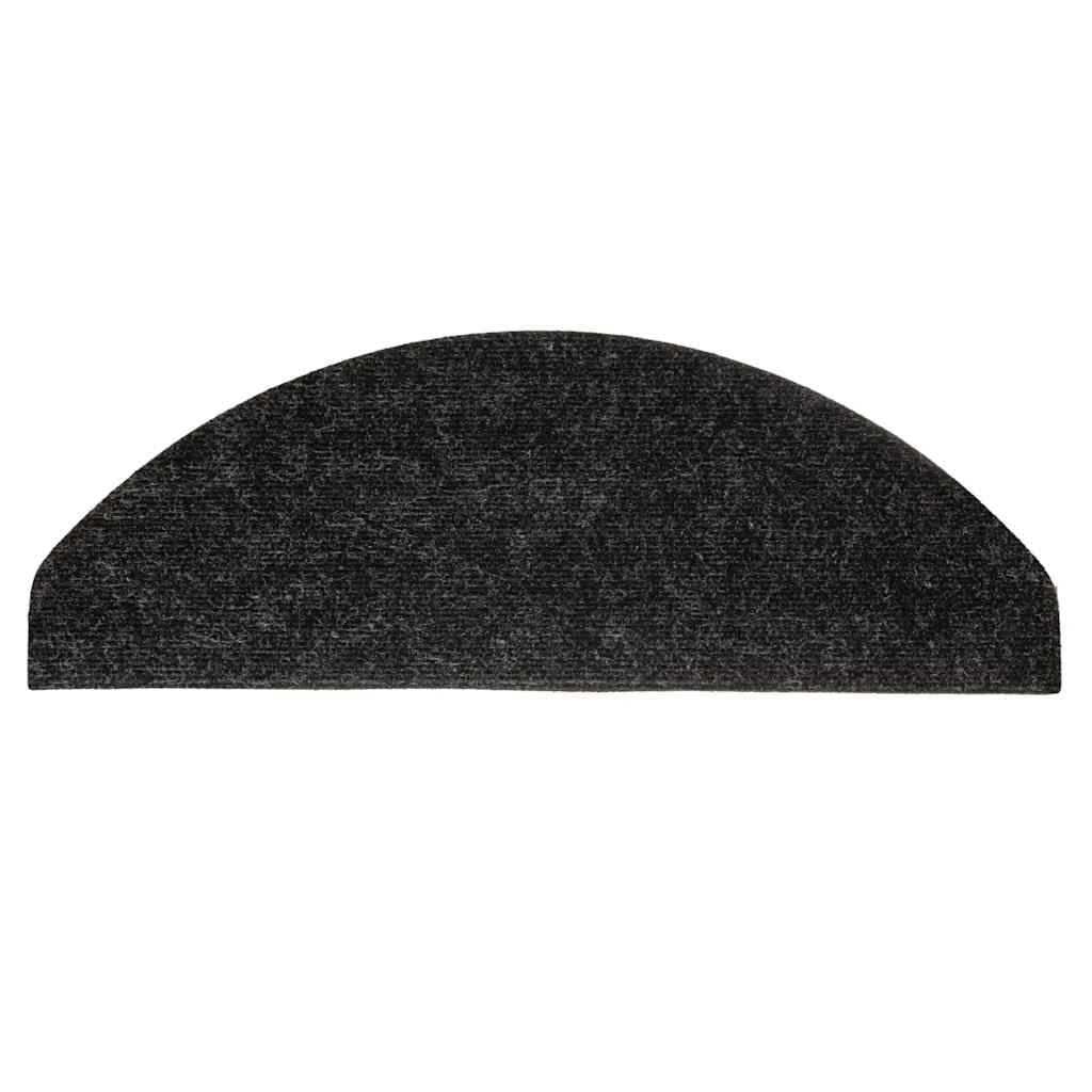 Stair Mats Self-adhesive 20 pcs Anthracite 65x22,5x3,5 cm