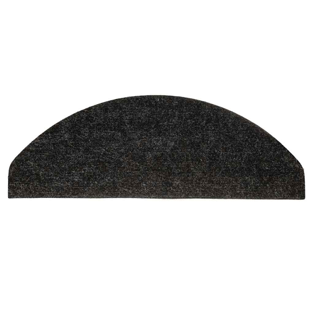 Stair Mats Self-adhesive 30 pcs Anthracite 65x22,5x3,5 cm