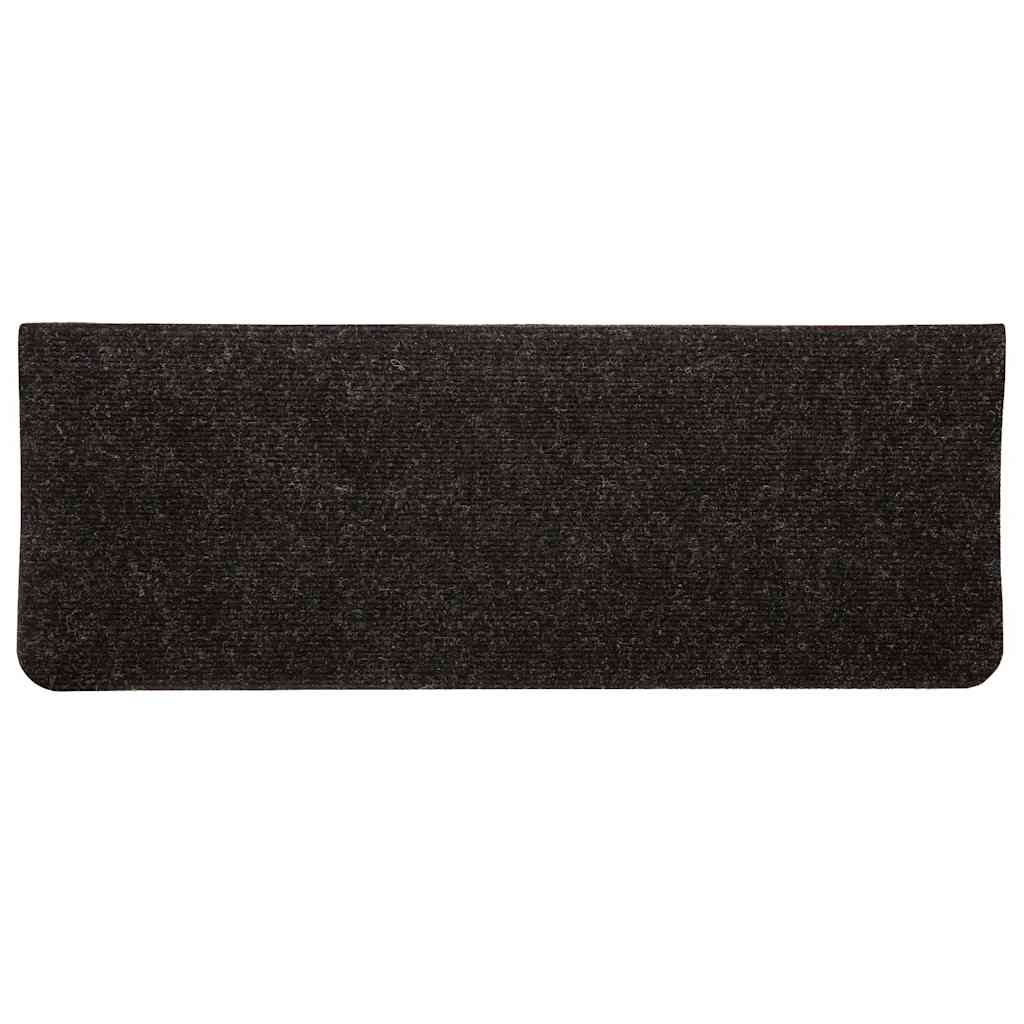 Stair Mats Self-adhesive 30 pcs Anthracite 65x24,5x3,5 cm