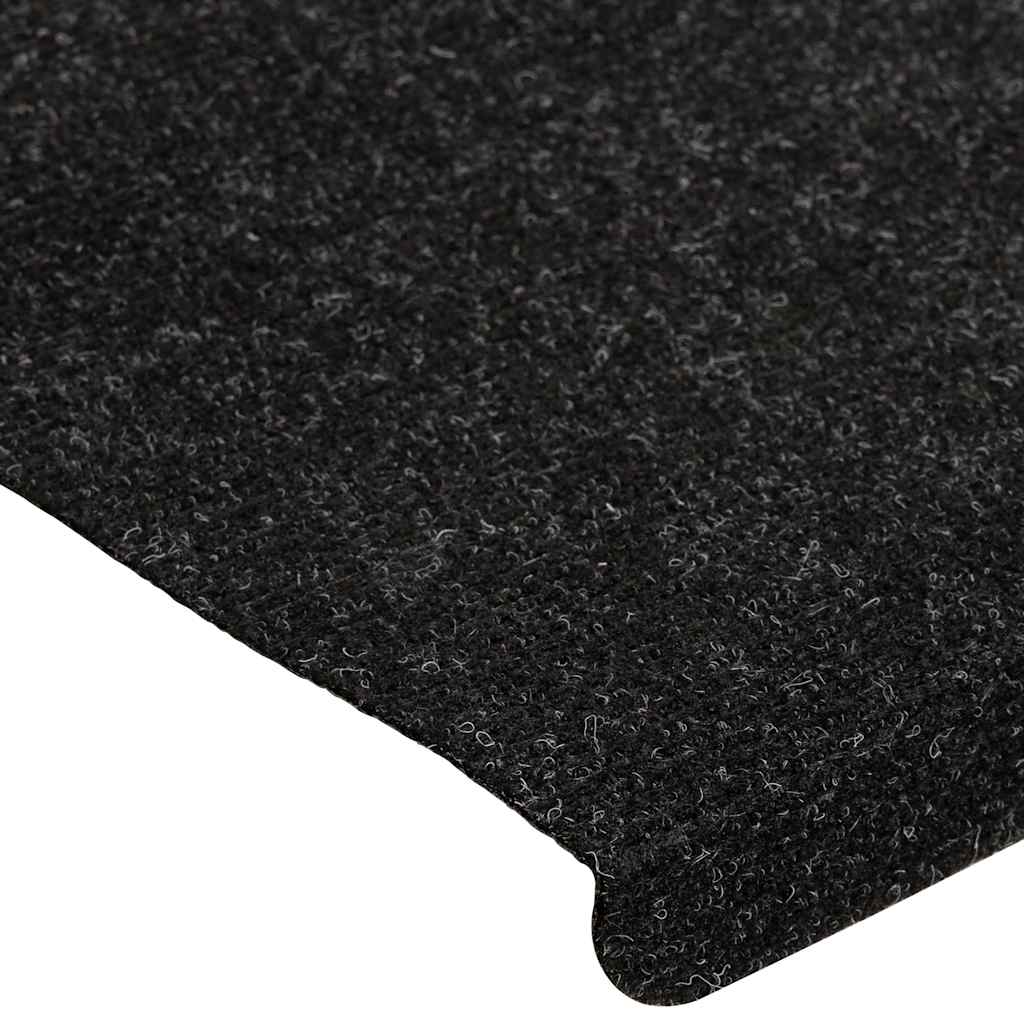Stair Mats Self-adhesive 30 pcs Anthracite 65x24,5x3,5 cm