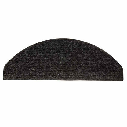 Stair Mats Self-adhesive 30 pcs Black 56x17x3 cm