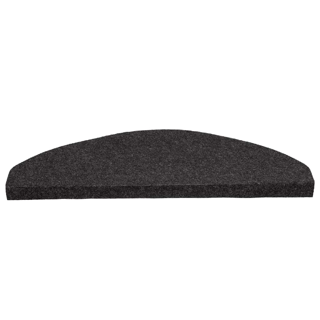Stair Mats Self-adhesive 20 pcs Black 65x22,5x3,5 cm