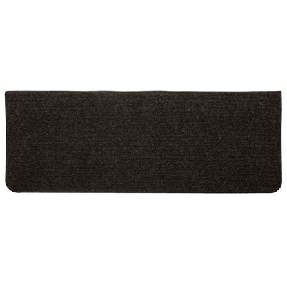 Stair Mats Self-adhesive 30 pcs Black 65x24,5x3,5 cm