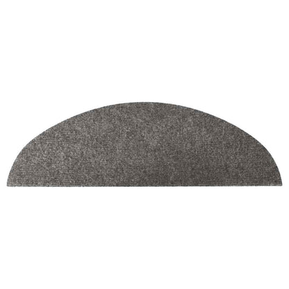 Stair Mats Self-adhesive 20 pcs Grey 56x17x3 cm