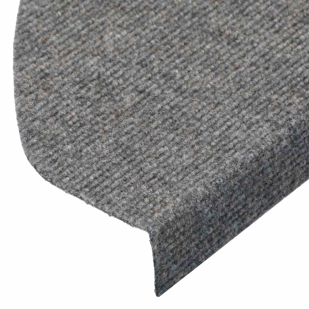 Stair Mats Self-adhesive 20 pcs Grey 65x22,5x3,5 cm