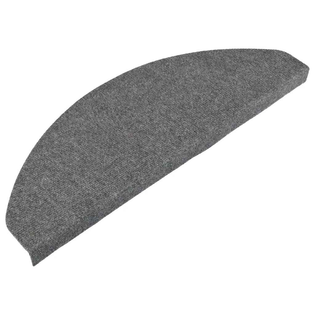 Stair Mats Self-adhesive 30 pcs Grey 65x22,5x3,5 cm