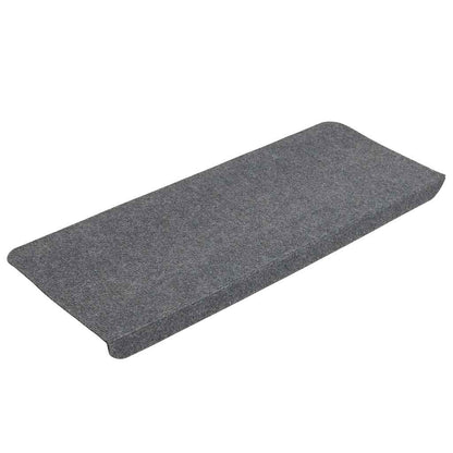 Stair Mats Self-adhesive 30 pcs Grey 65x24,5x3,5 cm