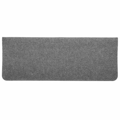 Stair Mats Self-adhesive 30 pcs Grey 65x24,5x3,5 cm