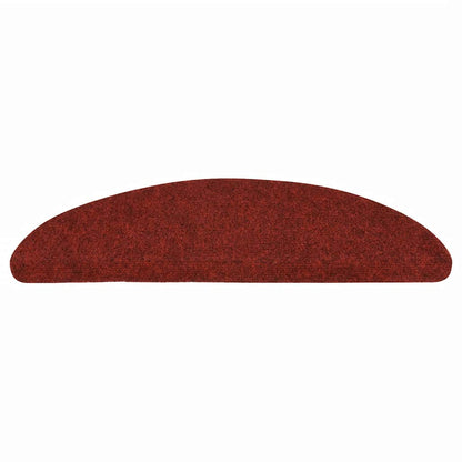 Stair Mats Self-adhesive 30 pcs Red 56x17x3 cm