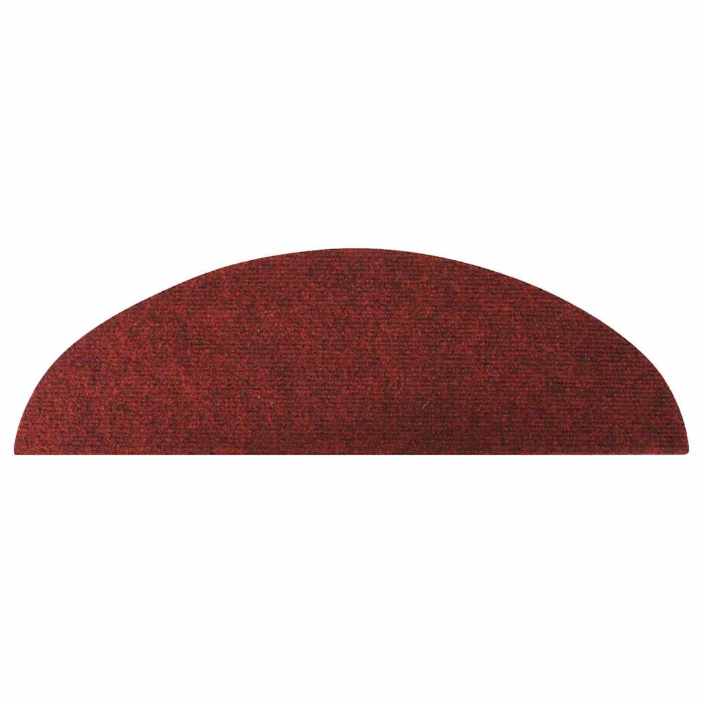 Stair Mats Self-adhesive 30 pcs Red 56x17x3 cm
