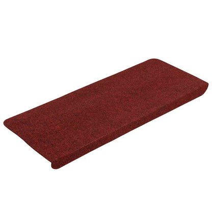Stair Mats Self-adhesive 30 pcs Red 65x24,5x3,5 cm