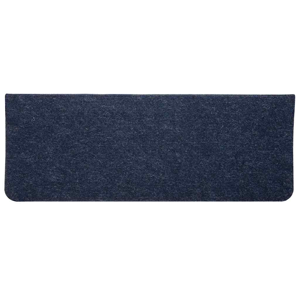 Stair Mats Self-adhesive 30 pcs Blue 65x24,5x3,5 cm