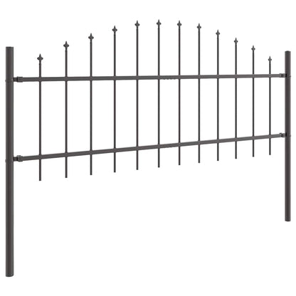 Garden Fence Woerden 3 pcs Grey