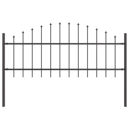 Garden Fence Woerden 5 pcs Grey